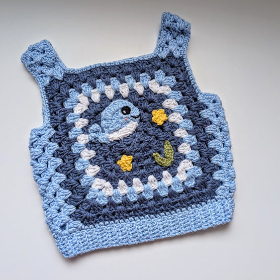 Summer Granny - Kinder-Shorts und Top
4