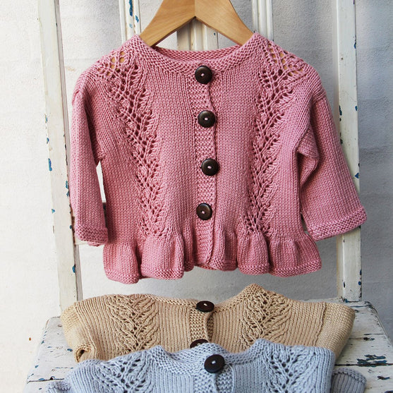 Cardigan Lace Flounce
3