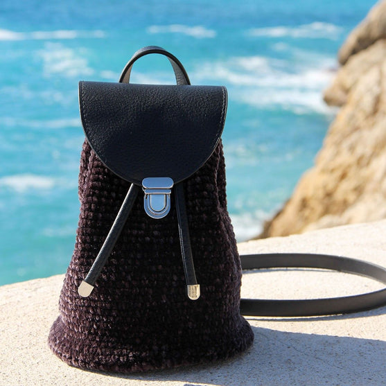 Taschenklappe für Metallverschluss - Braun/Bronze - Go Handmade
2