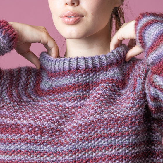 Anette - Perlmuster - Pullover Print
3