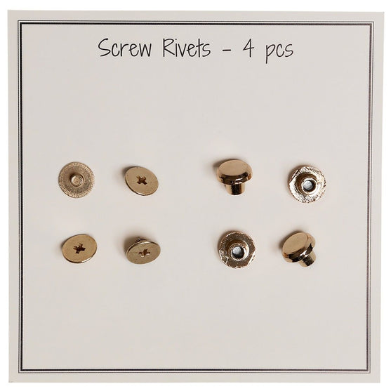 Schraubnieten - 6 mm - Go Handmade
12