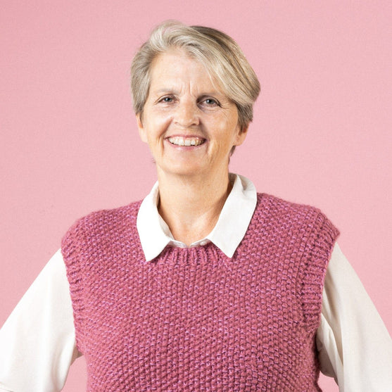 Renee - Pullunder im Perlmuster - Pink Collection
3