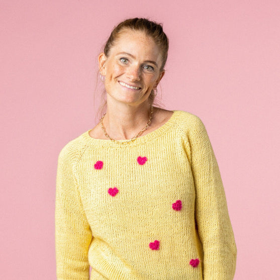 Pink Heart - Pulli - Pink Collection
2