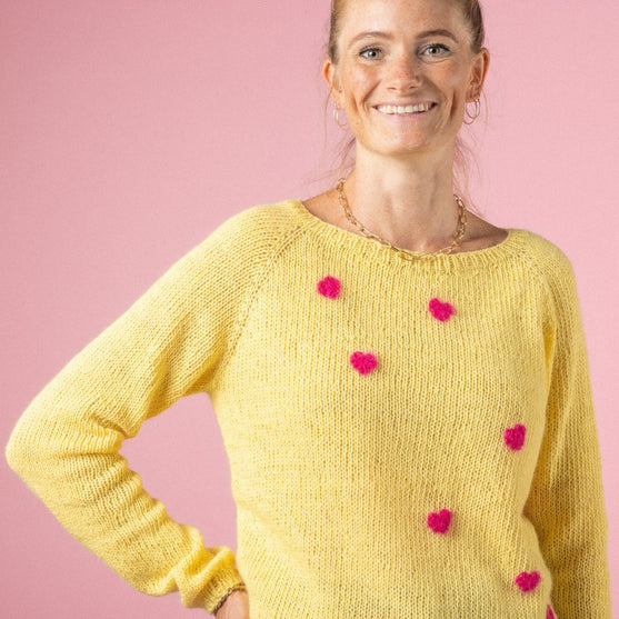 Pink Heart - Pulli - Pink Collection
3