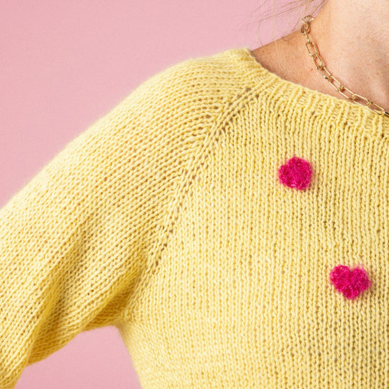 Pink Heart - Pulli - Pink Collection
4