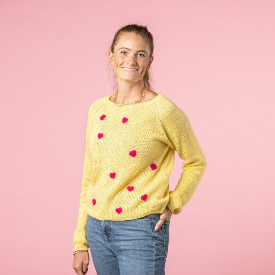 Pink Heart - Pulli - Pink Collection
7