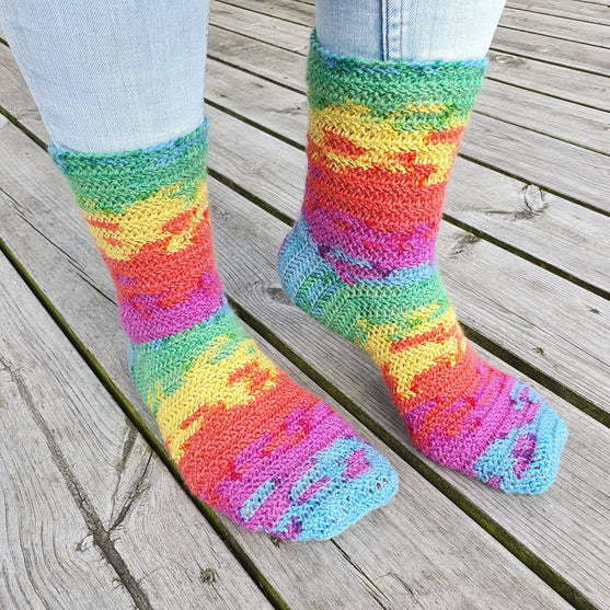 Linda’s Herringbone Socks - Strümpfe
4