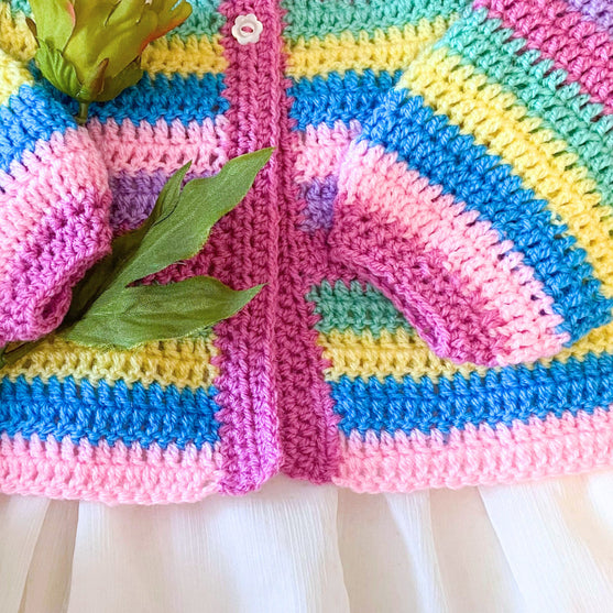 Sunshine and Rainbows - Baby-Cardigan
3