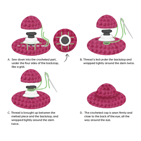 Sicherheitsnasen - Mischpackung - Go Handmade
6