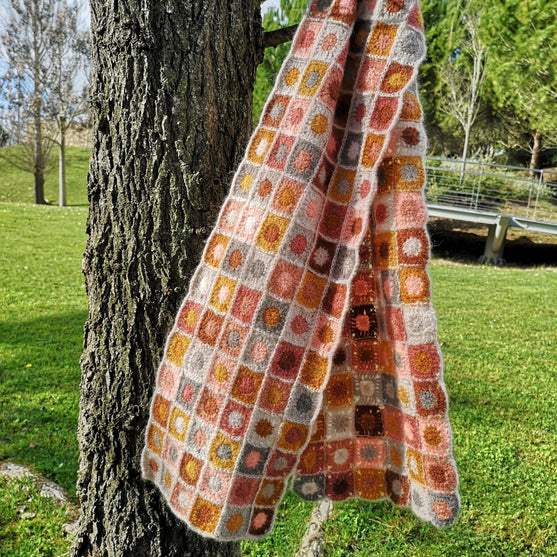 Fröhliche Tupfen – Schal
4