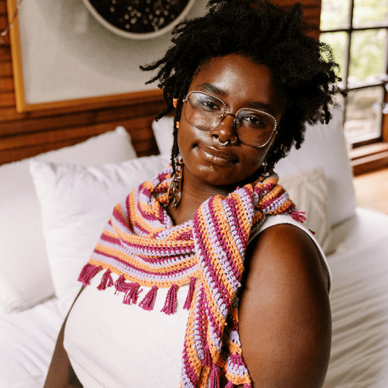 Confetti Glass - Dreieckstuch
2