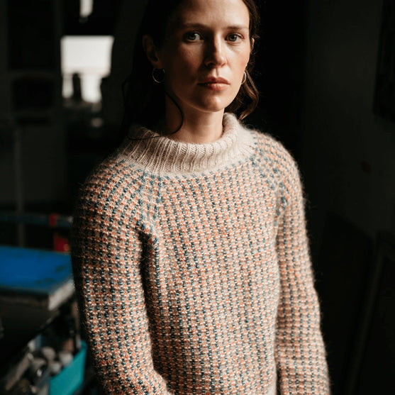 Vintage Tiles - Strukturierter Pullover
8
