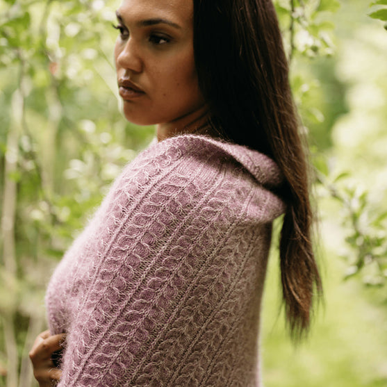 Muse Shawl - Strukturiertes Dreieckstuch
7