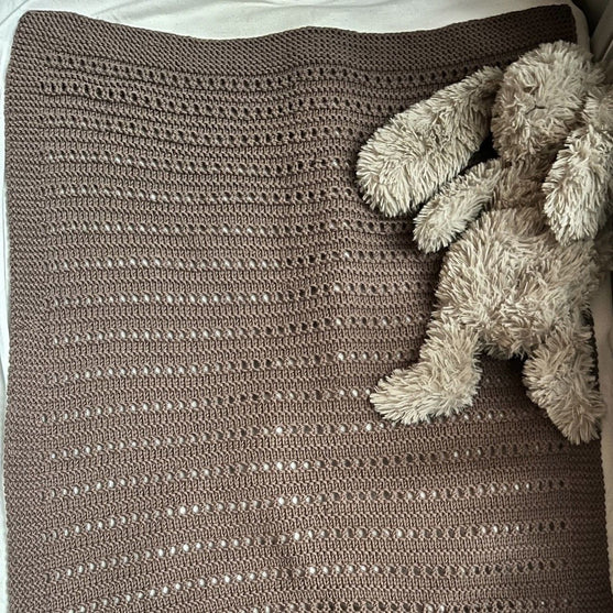 Easy Spring Blanket - Babydecke
2