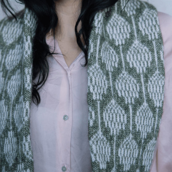 Biophilia - Farbmuster-Schal
8