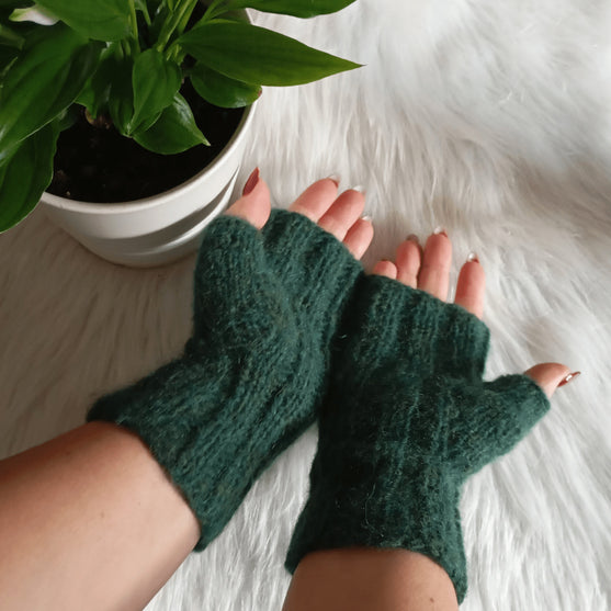 Forest Mittens - Fingerlose Handschuhe
2