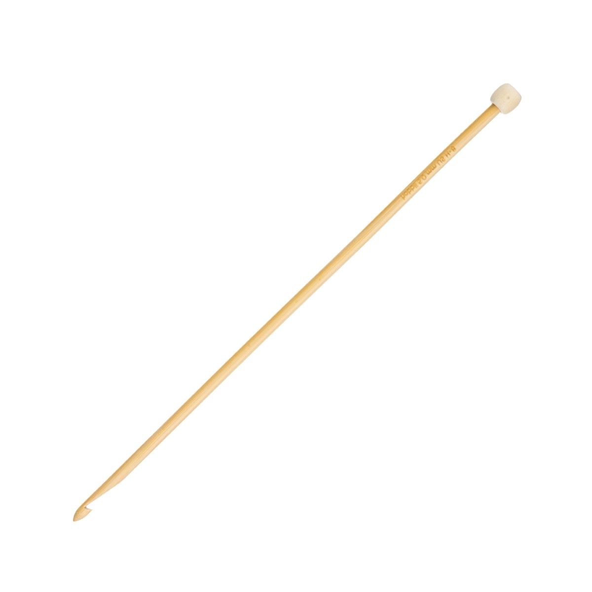Tunesische Häkelnadel aus Bambus – 25 cm – Hobbii