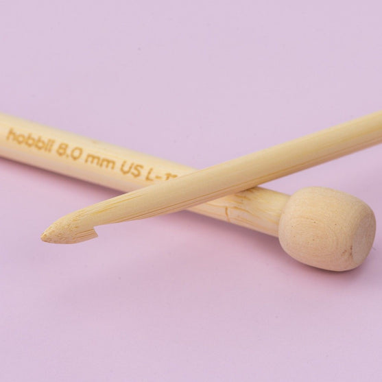 Tunesische Häkelnadel aus Bambus – 25 cm - Hobbii
4