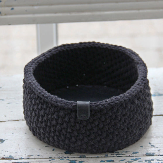 Moss Stitch Körbe - Rund
2