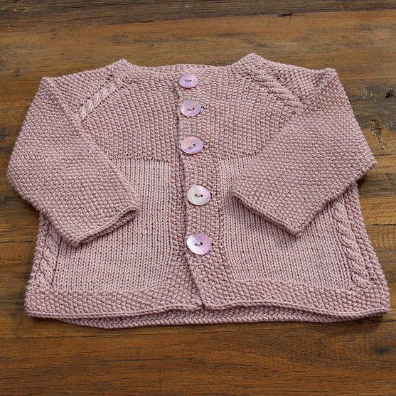 Cardigan Moss Stitch
6