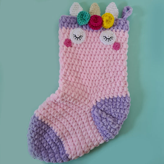 Einhorn Weihnachtssocke
2