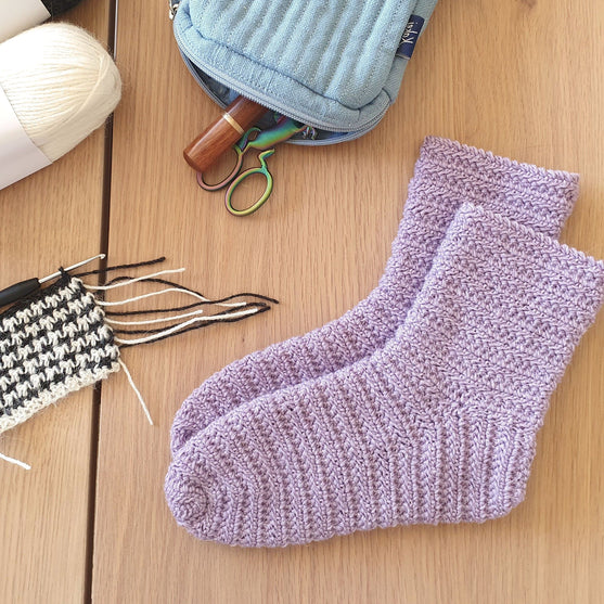 Linda’s Herringbone Socks - Kindersocken
3