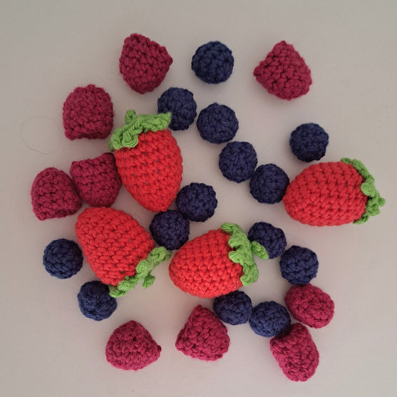 Waffeln und Beeren
3