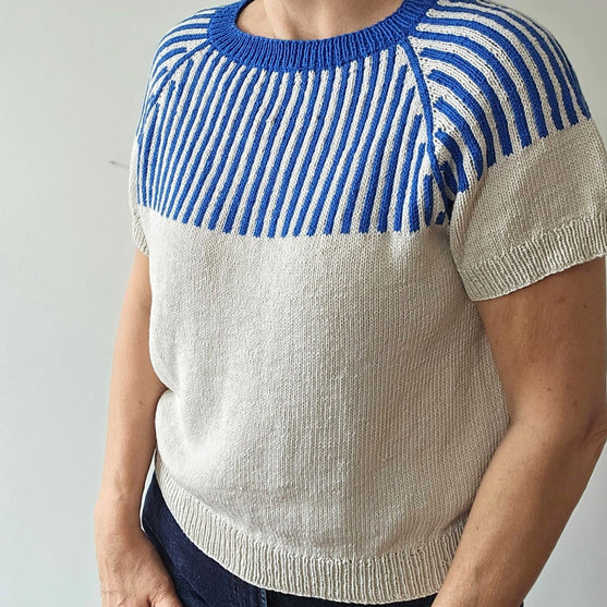 Blå Linjer - T-Shirt
2
