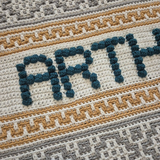 Lullaby Name Mosaic - Personalisierte Babydecke
6