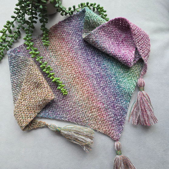 Magic Moss Stitch - Schal
4