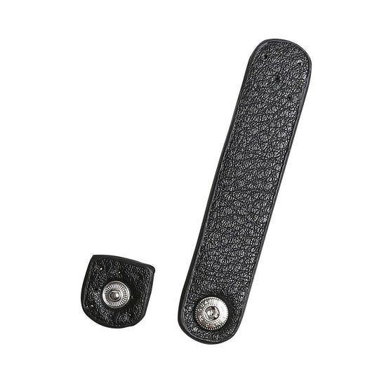 Riemen mit Druckknopf PU-Leder 9 x 1,8 cm - Go Handmade
2