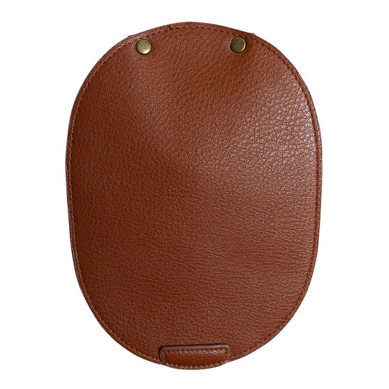 Taschenklappe für Metallverschluss - Braun/Bronze - Go Handmade
5