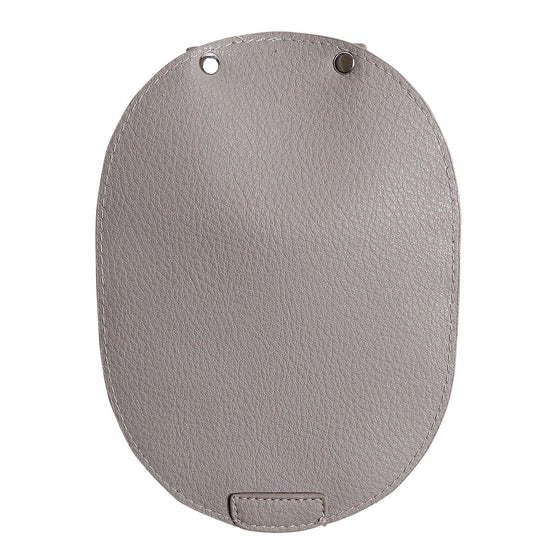 Taschenklappe für Metallverschluss - Beige/Silver - Go Handmade
5