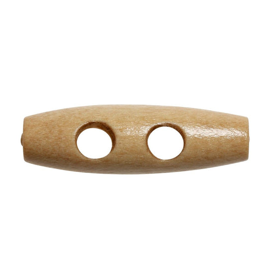 Längliche Holzknöpfe - 30 mm - Go Handmade
3