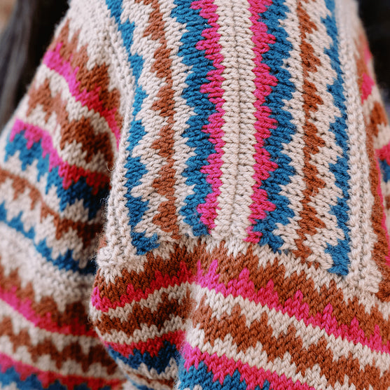Ottolie - Chevron-Cardigan mit Taschen
9