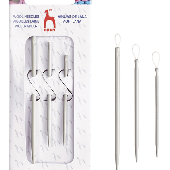 Wollnadel Set in Aluminium - Pony
2