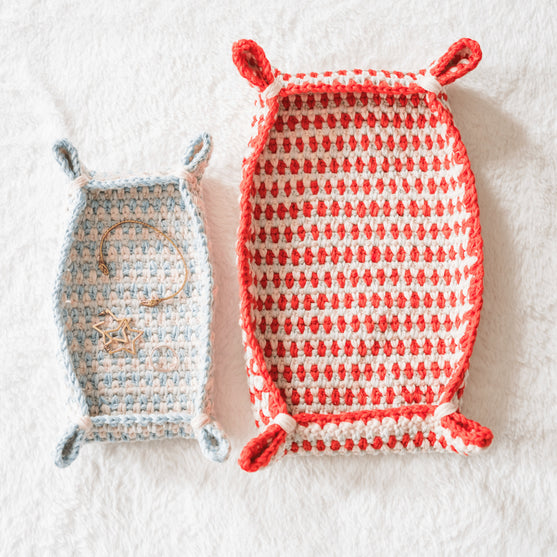 Dreifarbige Tabletts
6