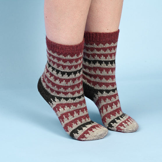 Socken im Jacquardmuster
2