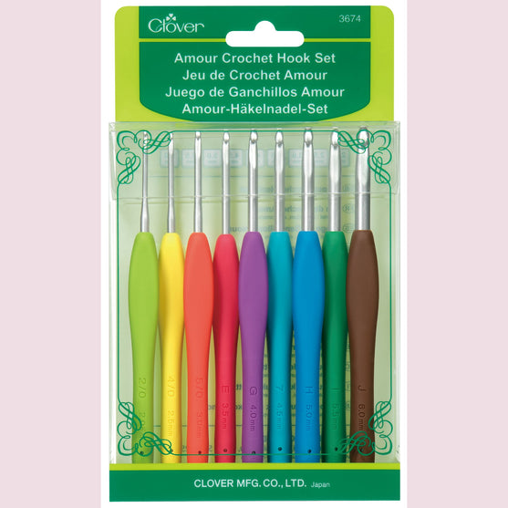 Amour Häkelnadelset - 9 Größen - Clover
3