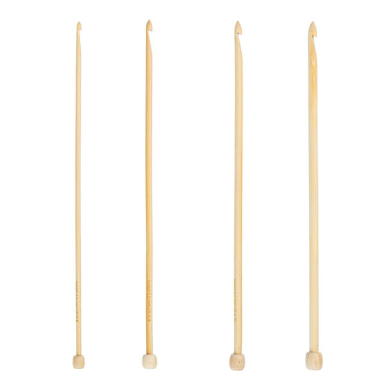 Tunesisches Häkelnadel-Set aus Bambus – 25 cm - Hobbii
7
