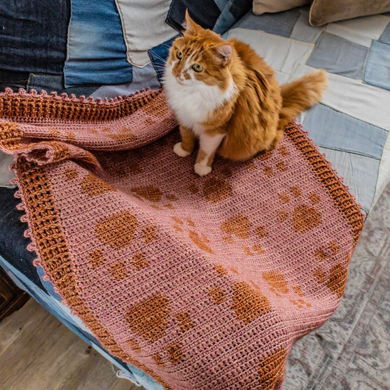 Fußabdrücke im Herzen - Decke
4