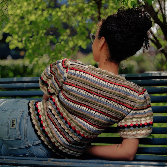 453-02 Friis Kurzarpullover
3