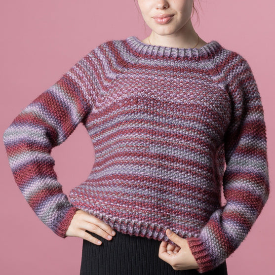 Anette - Perlmuster - Pullover Print
7