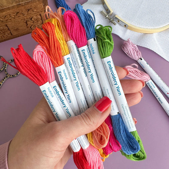 Embroidery Yarn Color Pack (Stickgarn) - Hobbii
5