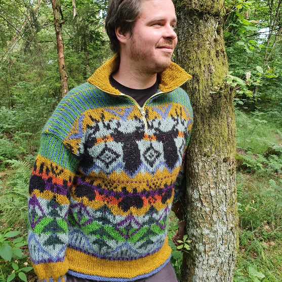 Fauna - Pullover mit halbem Reißverschluss
3