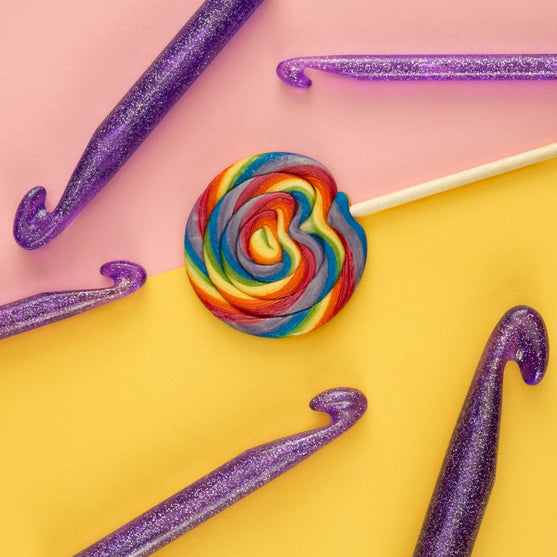 Glitzer-Häkelnadel-Set – 5 Größen - Hobbii
3