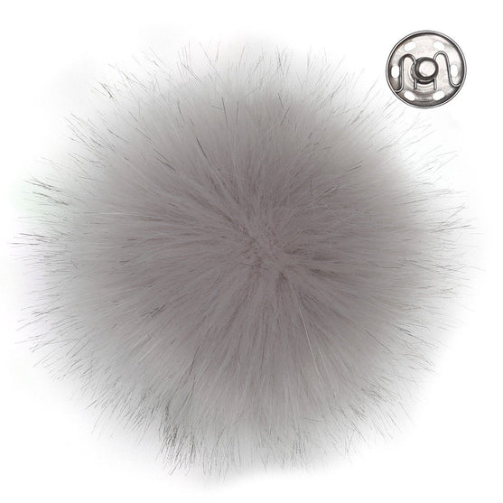 Pompom, Grau, Large/13 cm - Go Handmade
5