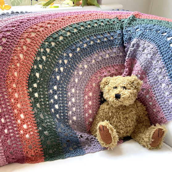 Granny Over the Rainbow - Decke
3