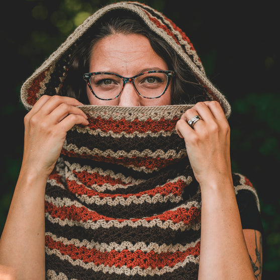 Rowan – Kapuzenschal
2