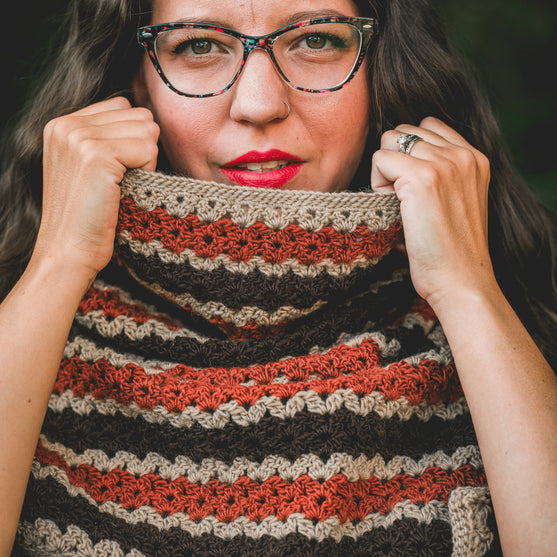 Rowan – Kapuzenschal
3